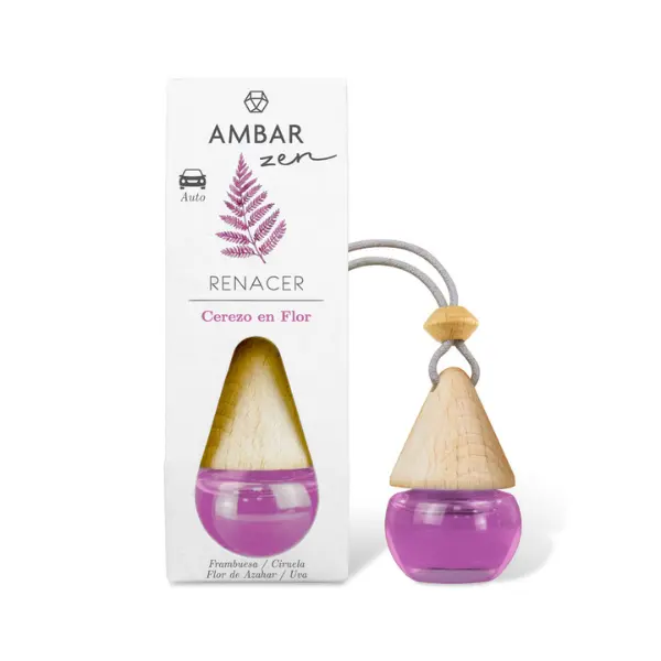 Zawieszka | zapach samochodowy AMBAR zen Renacer Cerezo en Flor