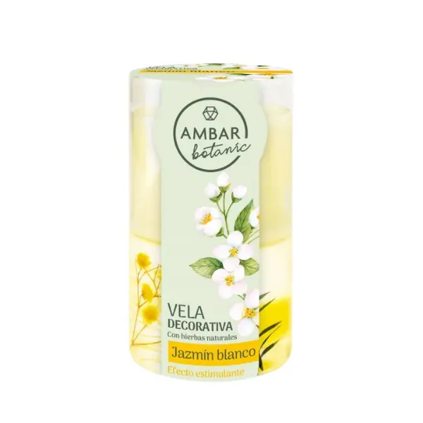 Świeca AMBAR Botanic Jazmin Blanco (jaśmin) 125g
