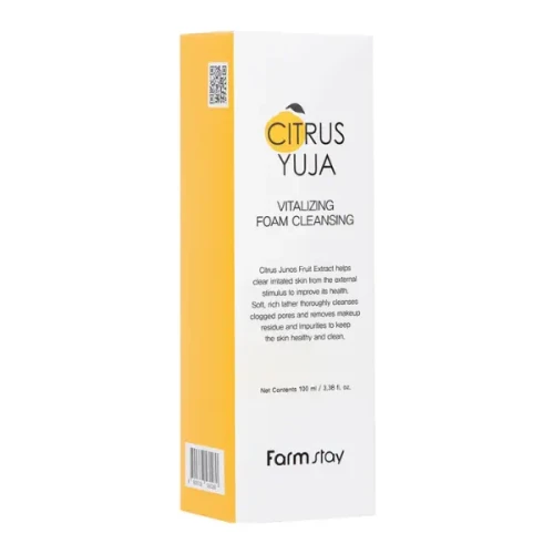 PIANKA OCZYSZCZAJ CA DO TWARZY FARMSTAY CITRUS YUJA 100ml_SKIN0260.webp