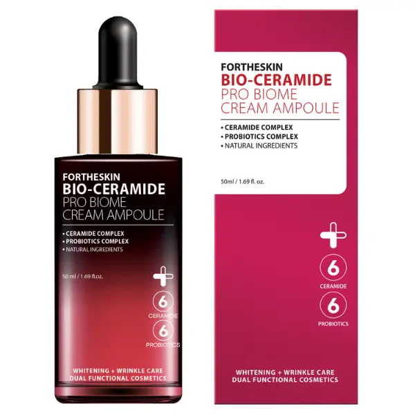 Serum  ampułka FORTHESKIN BIO-CERAMIDE Pro Biome Cream Ampoule kremowa nawilżająca11.webp