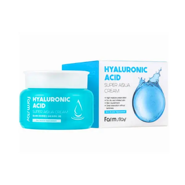 Krem do twarzy FARMSTAY Nawilżający hyaluronic acid super aqua cream 100ml