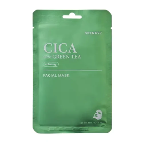 Maseczka w płacie SKIN627 cica i zielona herbata 22ml