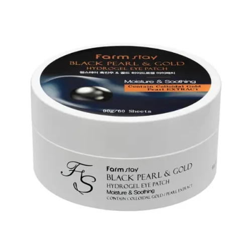 AnyConv.com__Płatki pod oczy FARMSTAY BLACK PEARL GOLD Hydrożel płatki 60szt 3.webp