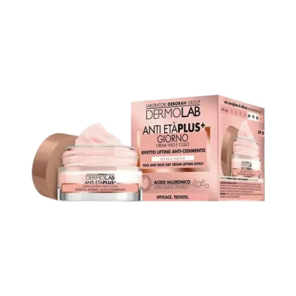 Krem do twarzy DERMOLAB ANTI ETA' PLUS+ na dzień, przeciwstarzeniowy, twarz/szyja 60+ 50ml