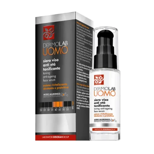Serum do twarzy dla mężczyzn DERMOLAB UOMO przeciwstarzeniowe tonizujące 30ml