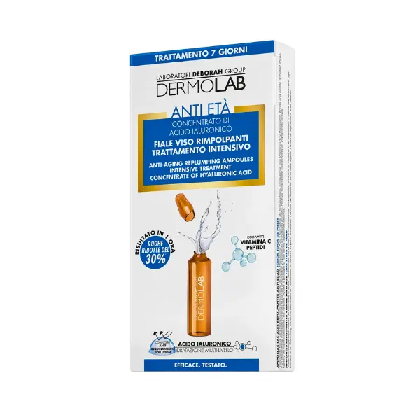 Ampułki przeciwstarzeniowe do twarzy DERMOLAB ANTI-AGING 7x1.8ml