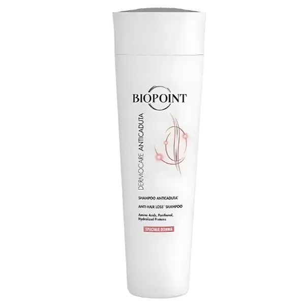 Szampon przeciw wypadaniu włosów BIOPOINT Shampoo Anticaduta Donna 200ml