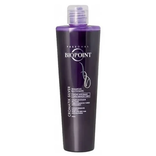 Profesjonalny szampon do włosów przeciw żółknięciu koloru BIOPOINT Cromatix Silver Shampoo Ravvivante  200ml
