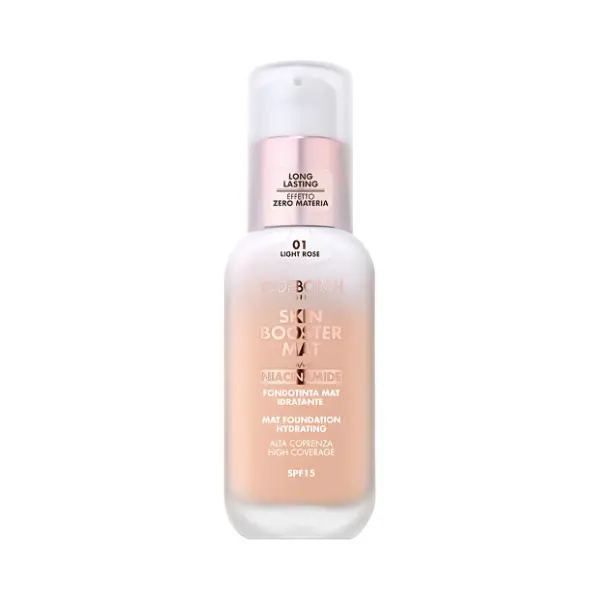 Podkład do twarzy DEBORAH SKIN BOOSTER MAT FOUNDATION HYDRATING z niacynamidem SPF15 30ml