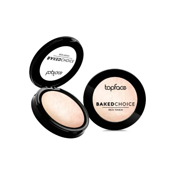 Rozświetlacz do twarzy wypiekany Topface Baked Choice Rich Touch Highlighter 101 Champagne