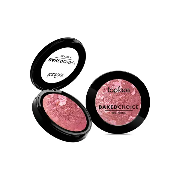 Róż do policzków wypiekany Topface Baked Choice Rich Touch Blush On 007 Pink Petal