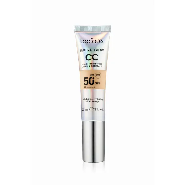 Krem CC i korektor 2w1 Topface Natural Glow Color Correcting Cream&Concealer 30ml