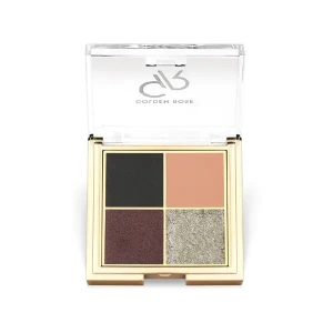 Poczwórna paleta cieni do powiek GOLDEN ROSE Quattro Eyeshadow Palette  8,8g