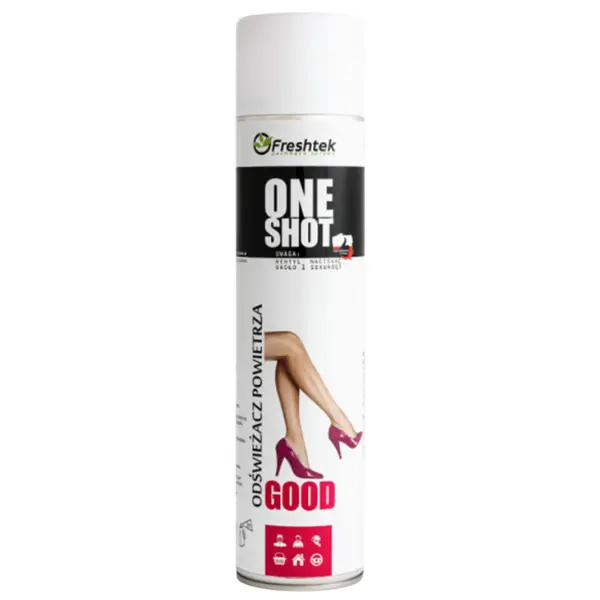 Perfumowany odświeżacz powietrza Freshtek ONE SHOT - Good 600ml