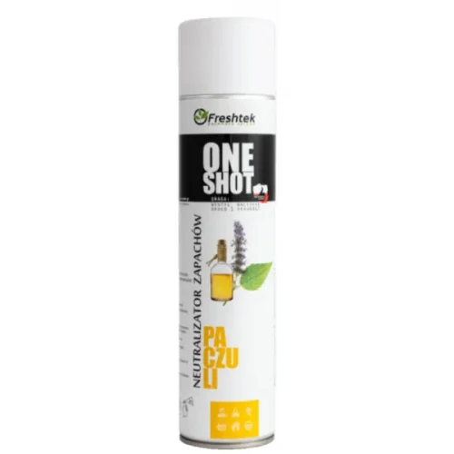 Perfumowany odświeżacz powietrza Freshtek ONE SHOT – Paczuli 600ml