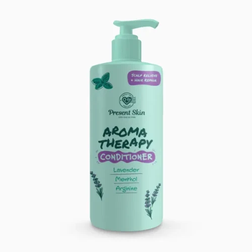 AnyConv.com__Odżywka nawilżająco-wzmacniająca z lawendą i mentolem PRESENT SKIN 500ml_8809085450906.webp