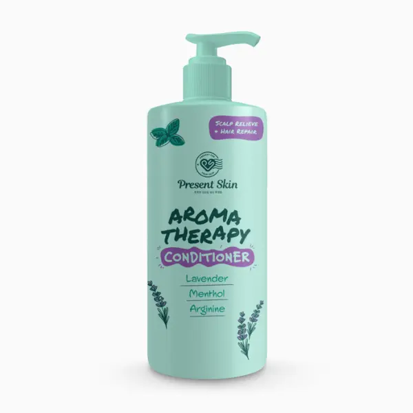 AnyConv.com__Odżywka nawilżająco-wzmacniająca z lawendą i mentolem PRESENT SKIN 500ml_8809085450906.webp