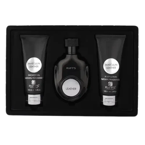 Zestaw Prezentowy RIIFFS GIFT SET Masculin Leather 3x100ml