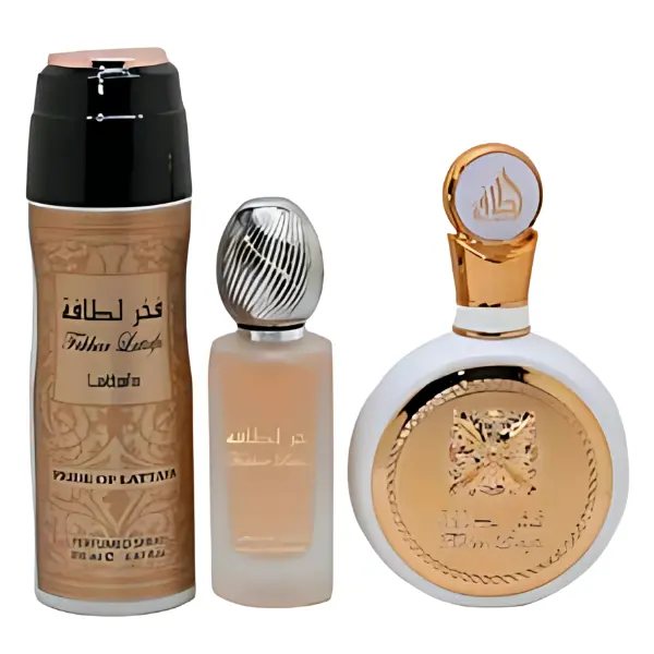 Zestaw prezentowy Lattafa GIFT SET 3 PCS FAKHAR WOMEN