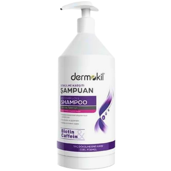Szampon przyspieszający wzrost włosów Biotin&Caffeine Garlic Dermokil 1000ml