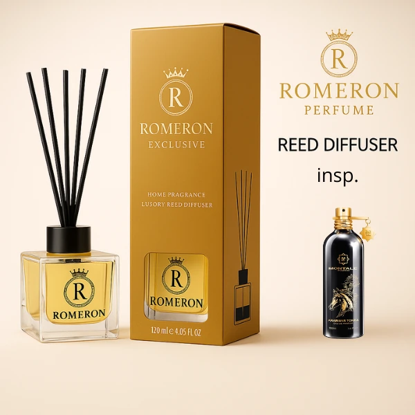 Patyczki zapachowe ROMERON EXCLUSIVE ARABIANA Home Fragrance Luxury Reed Diffuser 120ml