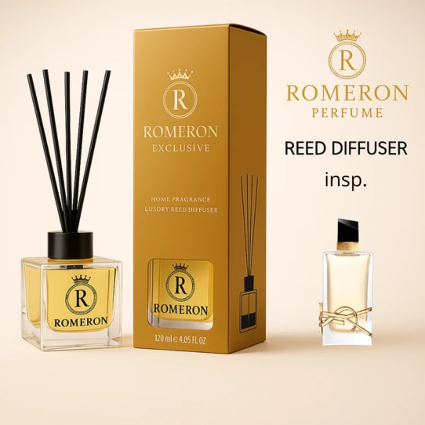 Patyczki zapachowe ROMERON EXCLUSIVE LIBRE Home Fragrance Luxury Reed Diffuser 120ml