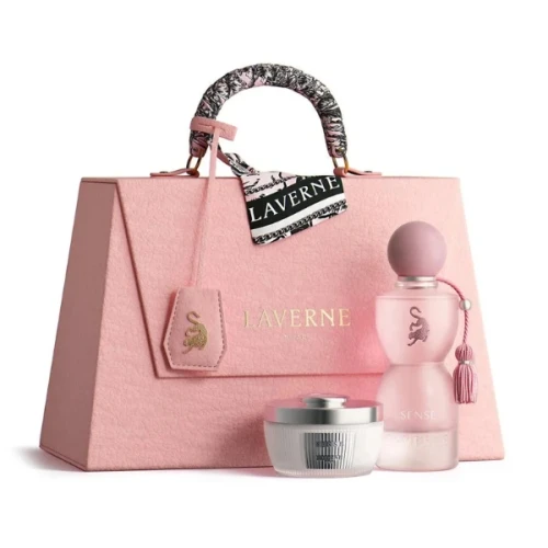 Laverne Sense Handbag | Gift Set | EdP Sense 75ml + puder do ciała