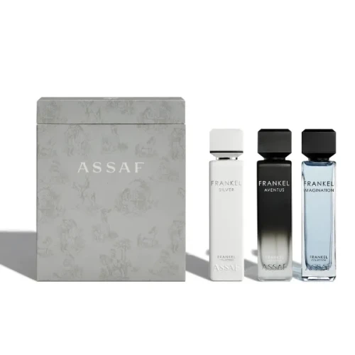 Assaf Frankel Collection Package 3x200ml (Frankel Silver + Frankel Aventus + Frankel Imagination) woda perfumowana unisex (1).webp