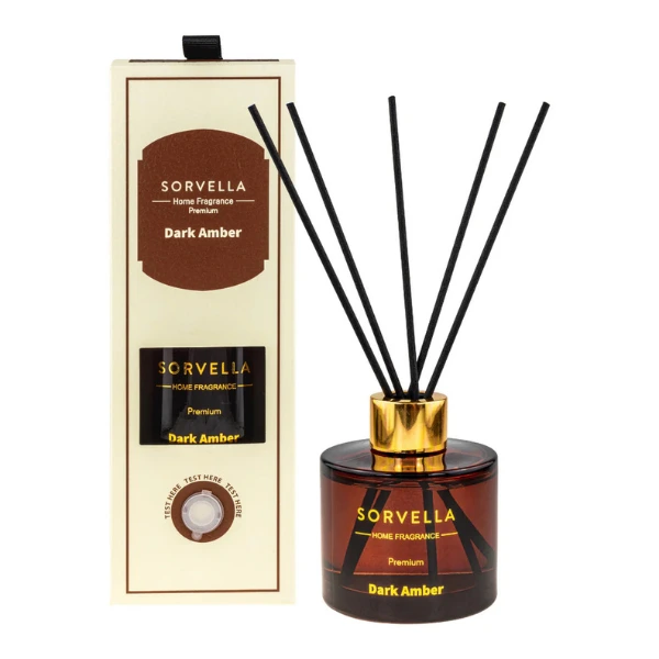 Patyczki zapachowe Sorvella Dark Amber 120ml