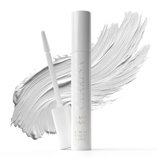 CLARESA LASH BASE LENGTH, VOLUME & CARE Baza pod tusz do rzęs wydłużająco-pogrubiająco-pielęgnująca, 8g
