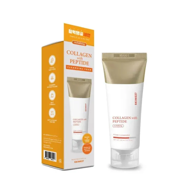 Ujędrniająca pianka do twarzy z kolagenem i peptydami SKIN627 150 ml 8809696984517.webp