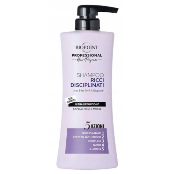 Szampon nawilżający do włosów kręconych i falowanych BIOPOINT 400ml