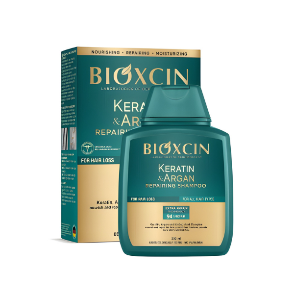 Bioxcin szampon regenerujący Keratin&Argan 300ml_.webp