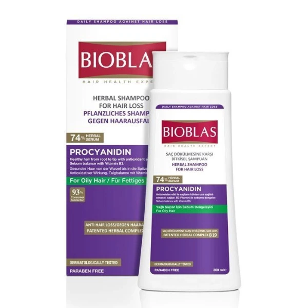 Bioblas szampon ziołowy przeciw wypadaniu włosów 360ml