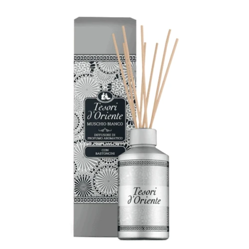 Tesori Dyfuzor z patyczkami Muschio Bianco 200ml .webp
