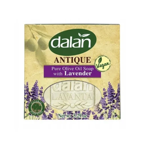 Dalan Mydło w kostce  Antique oliwkowe z olejem lawendowym 150g