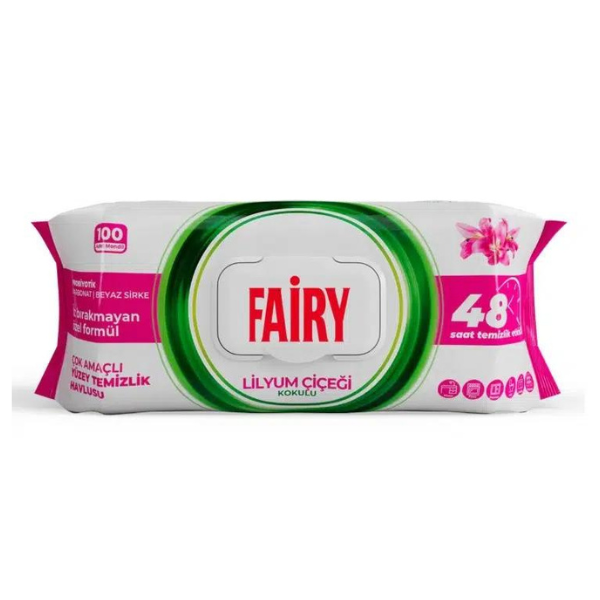 Fairy Multi-Purpose Surface Cleaning Towel ręczniki wielofunkcyjne do czyszczenia lilia 100szt