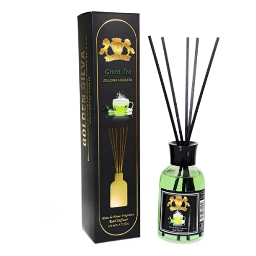 Golden Silva Green Tea Reed Diffuser patyczki zapachowe zielona herbata 110ml