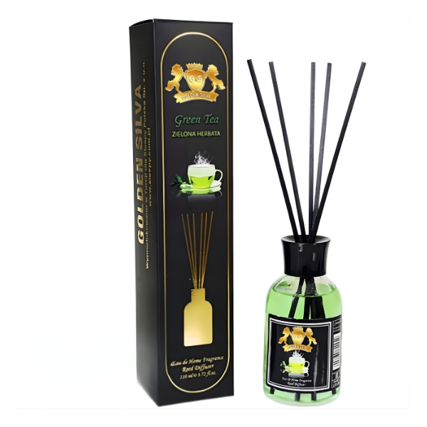 Golden Silva Green Tea Reed Diffuser patyczki zapachowe zielona herbata 110ml8_.webp