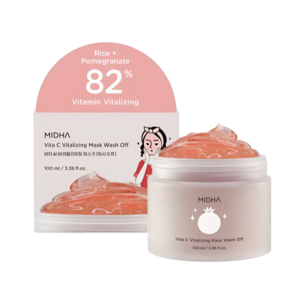 MIDHA Vita C maseczka do twarzy z witaminą C i ryżem 100ml_1_.webp
