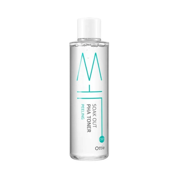 Ottie Soak Out PHA Toner Peeling tonik z kwasem PHA 210ml(1).webp