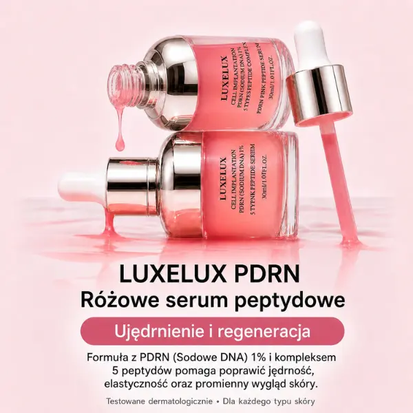 luxelux rózowe serum peptydowe.webp opis