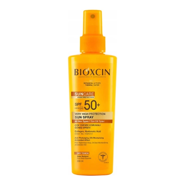BIOXCIN Sun Spray SPF50+ UVB+UVA spray z filtrem przeciwsłonecznym 200ml.webp