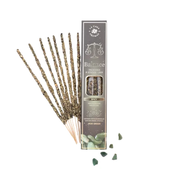 LA CASA DE LOS AROMAS MYSTIC Kadzidła zapachowe BALANCE 8szt