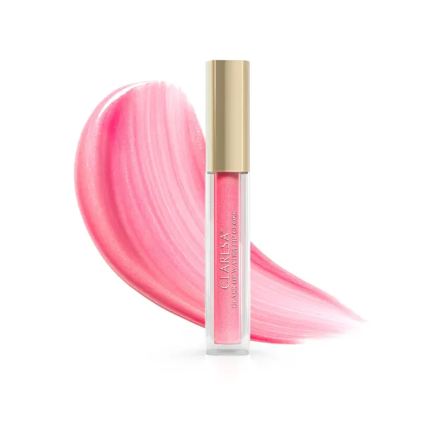 CLARESA GLASS OF WATER LIP GLOSS błyszczyk do ust z efektem tafli 03 PINK TONIC
