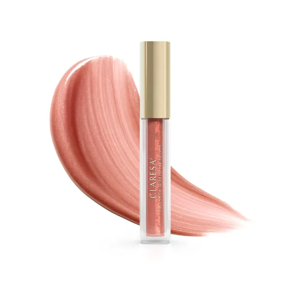 CLARESA GLASS OF WATER LIP GLOSS błyszczyk do ust z efektem tafli 04 PEARL ESSENCE