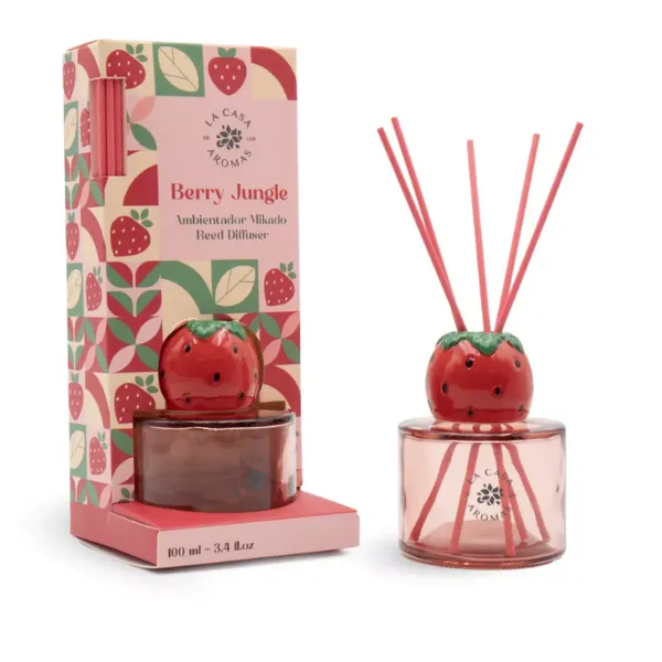 La Casa De Los Aromas Berry Jungle Patyczki zapchowe z olejkiem 100ml
