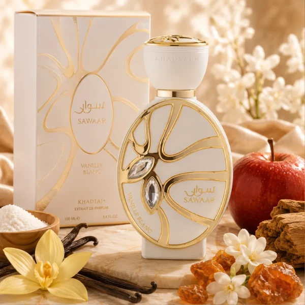 extrakt perfum unisex 100ml Khadlaj Sawaar Vanille Blanc.webp