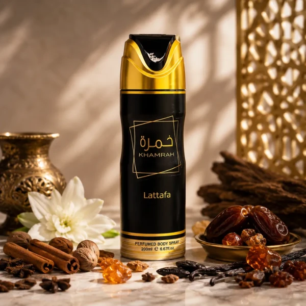 Lattafa Khamrah dezodorant w sprayu unisex 200ml