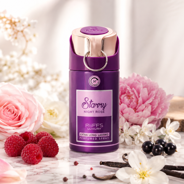 Riffs Starry Night Rose dezodorant w sprayu dla kobiet 250ml